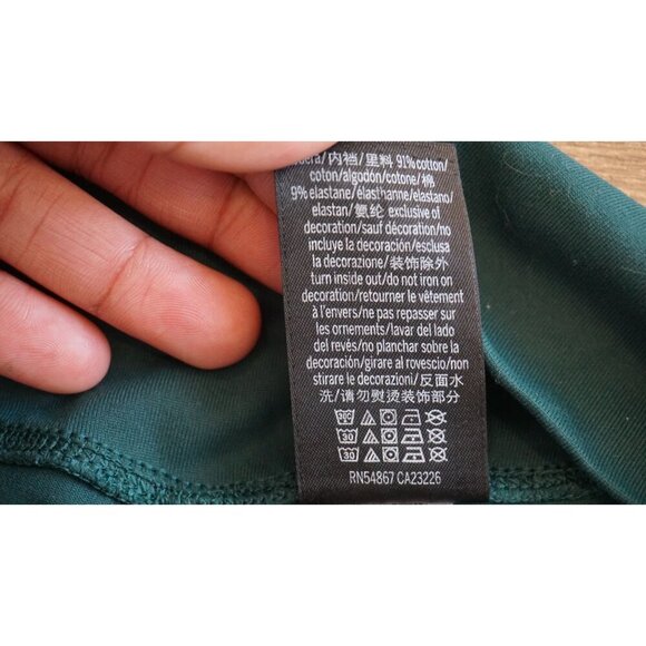 PINK Victoria's Secret Ultimate Legging Green / Black Ankle Length - Size M - Picture 11 of 16